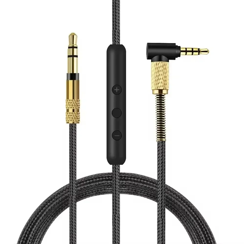 ODavid-Câble d'extension tressé de remplacement pour Ghostek, SoDstressPro, 2 RAPTURE Wireless Médiateur phones, Mm x 3.5mm