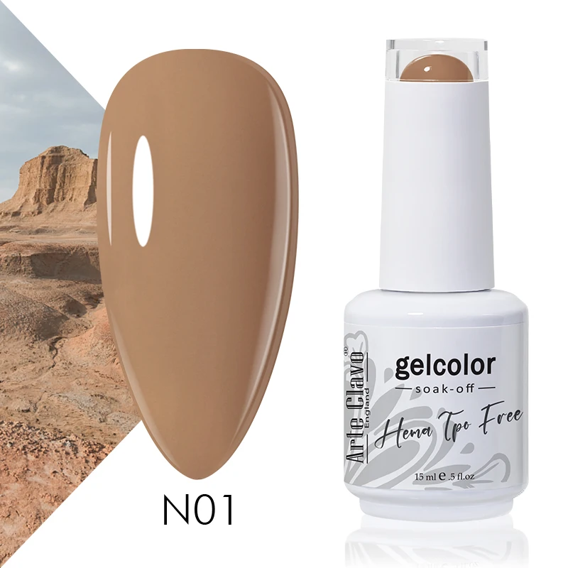 Arte Clavo Red Color Series Nagellack UV Soak Off Lack 15 ml Maniküre Nail Art Langlebiger Hema Tpo Free Gel-Nagellack