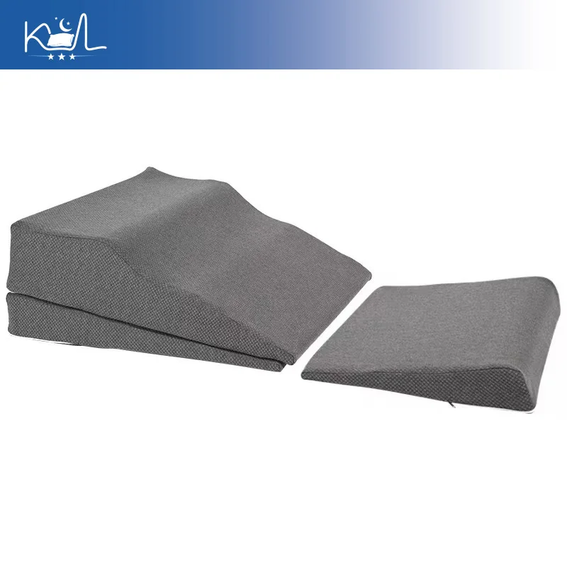 Extra Thick Acid Reflux Wedge Pillow, Bed Wedge for Sleeping & Post Surgery, Orthopedic Triangle Cushion, Removable Washable