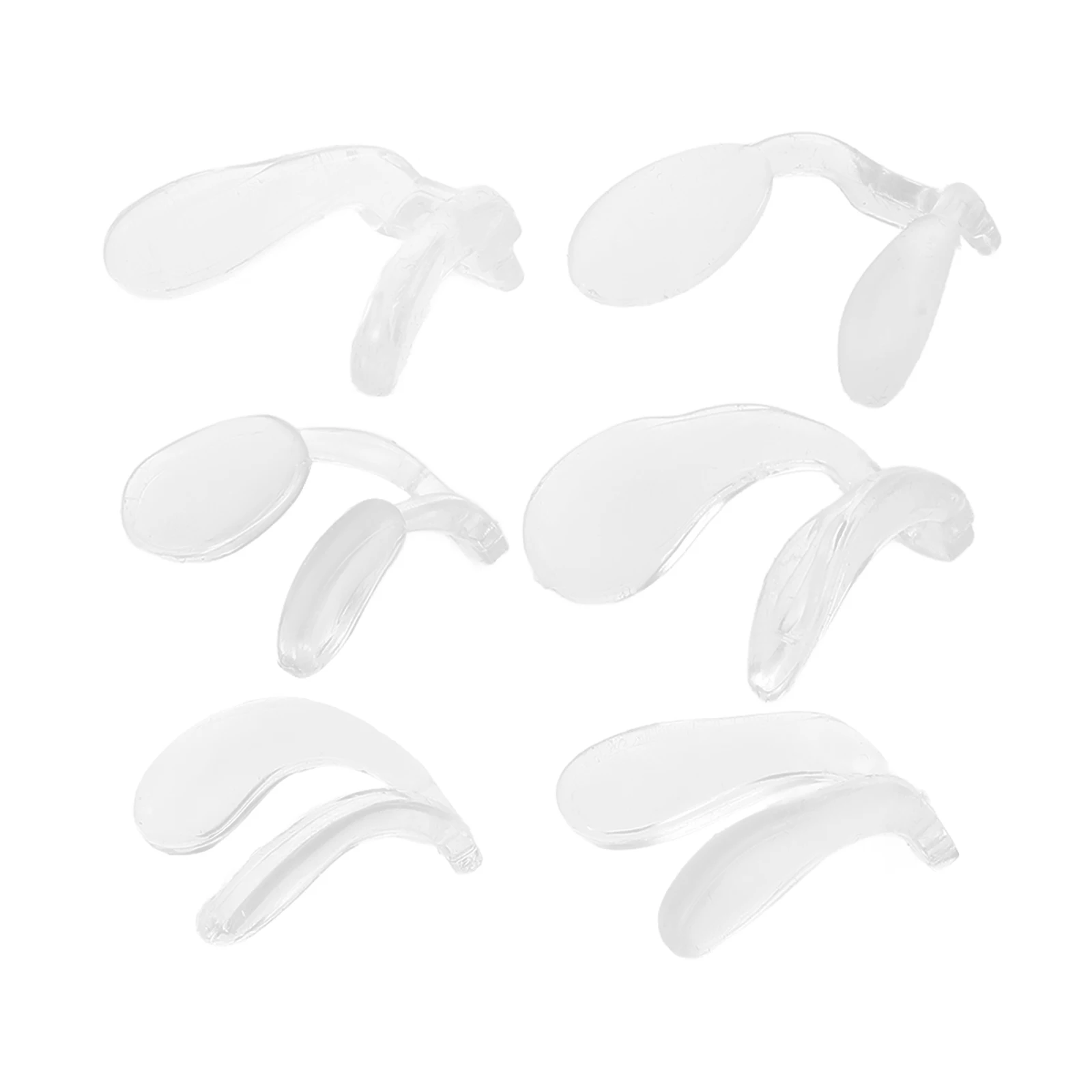 

6Pcs Eyeglasses Nose Pad Accessories Silicone Replaceable Pads for Glasses Non-Slip Comfort Fit Support Cushion