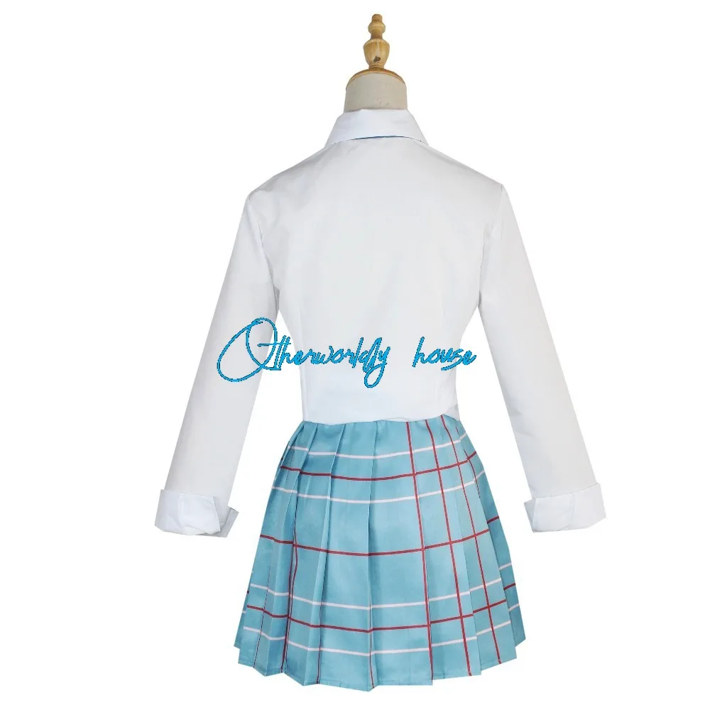 Mein Kleid Liebling Kitagawa Marin Cosplay Kostüm blau JK Uniform Kleider Perücke Halskette Halloween Kostüme für Frauen