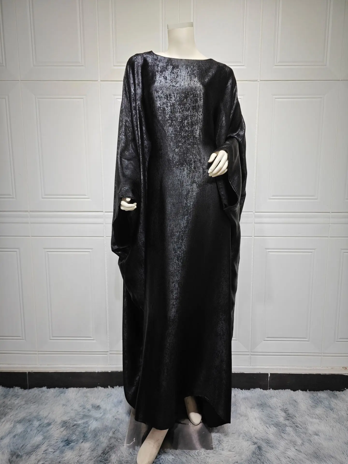

Shimmer Batwing Abaya Dubai Luxury For Women Muslim Kaftan Dress Kebaya Vestidos Robe Femme Musulmane Turkey Arab Femme Vestidos