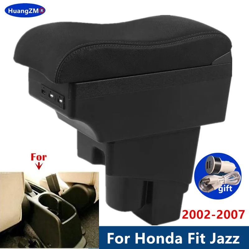 Auto Armlehne für Honda Jazz Armlehne Box für Honda Fit Jazz 1 2002 2003 2004 2005 2006 2007 Aufbewahrung sbox dediziertes Autozubehör