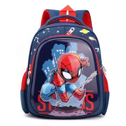 Kindergarten Backpack for Boys Dinosaur Spider Man Cute Cartoon Backpack for Children in Primary and Secondary Classes New Model