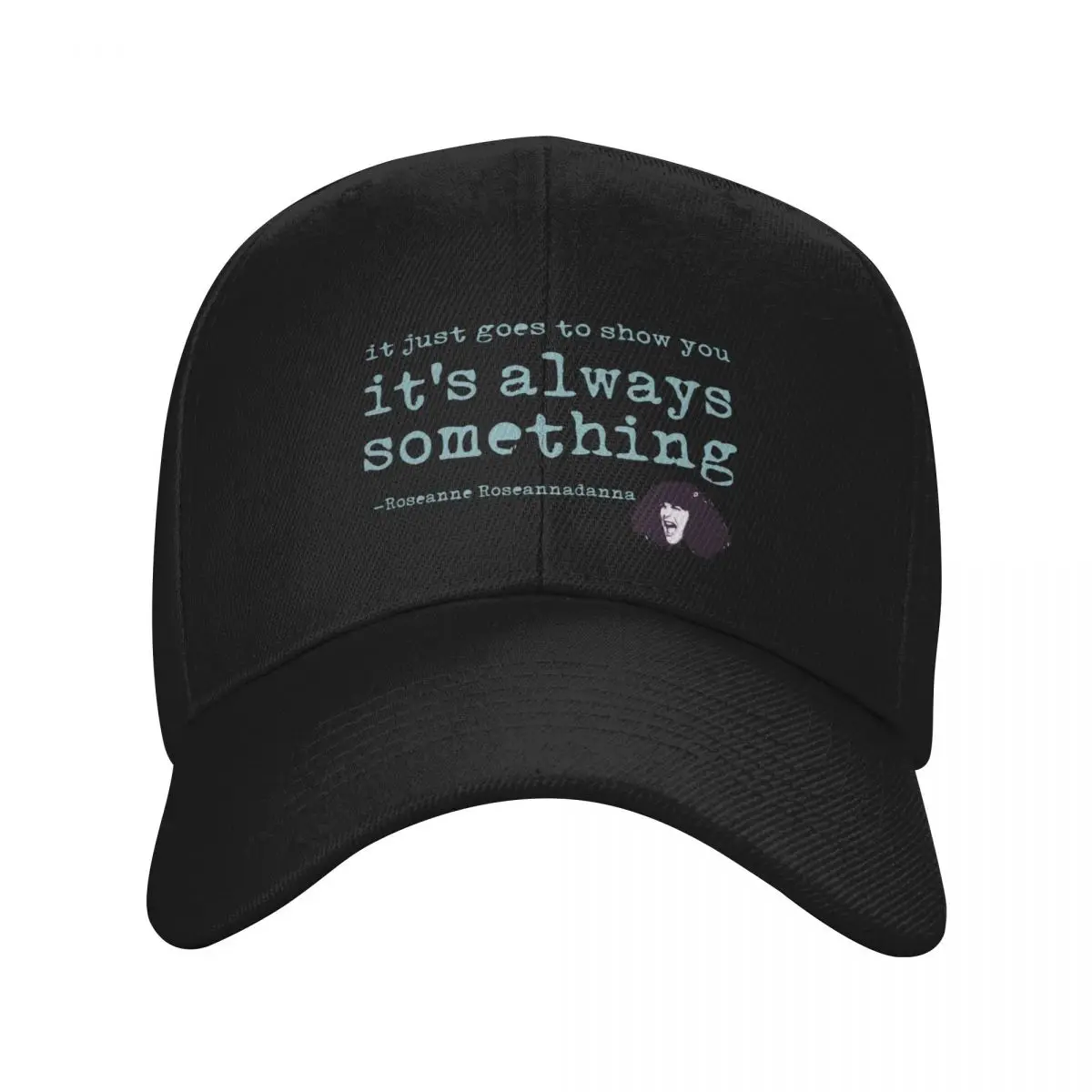 It's always something - steel Baseball Cap Hip Hop black Luxury Man Hat Caps Male Women's