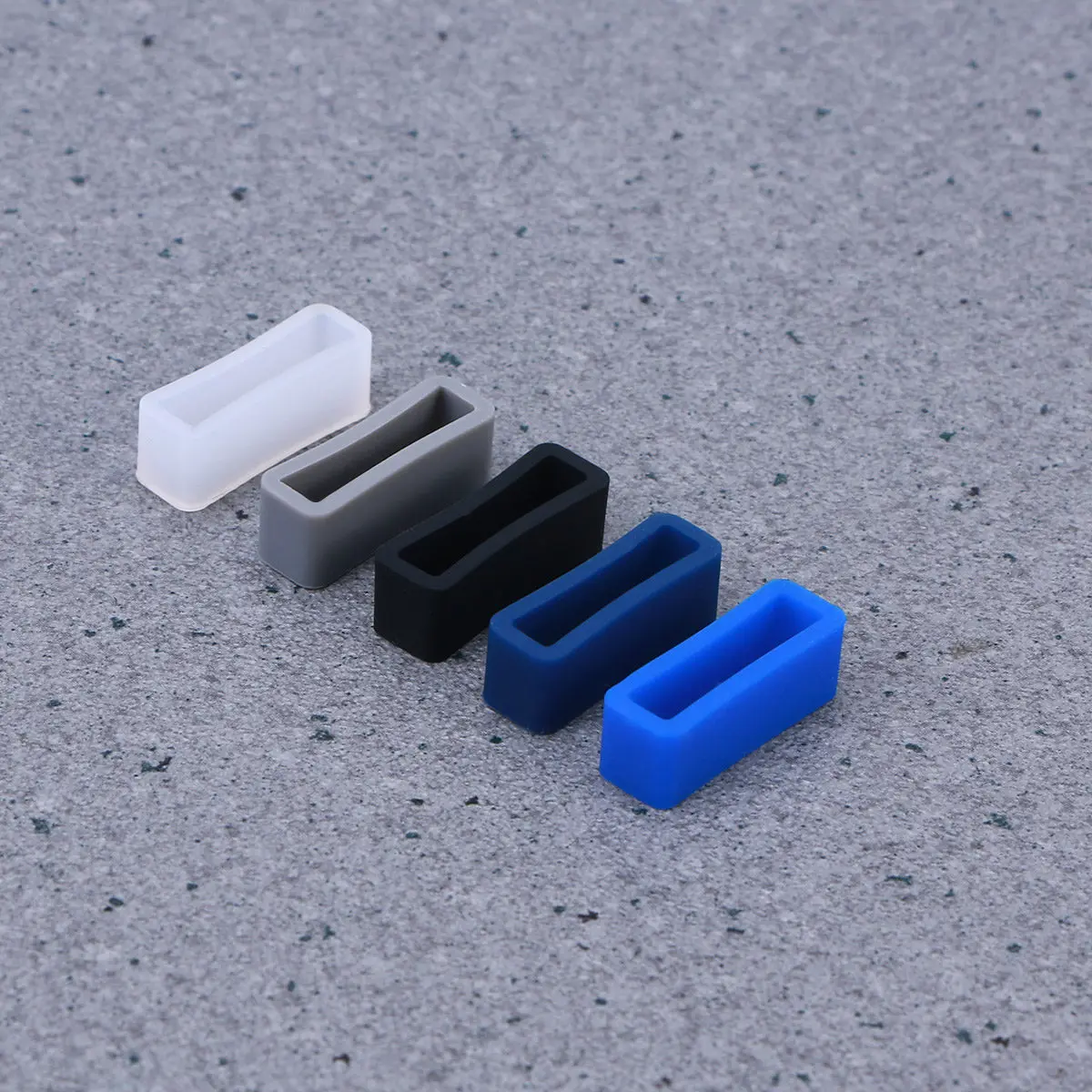 11Pcs Watch Band Strap Loops Kit 10X 26Mm Black Silicone Retainers 1X Precision Repair Tool Soft Flexible Comfortable Watch Band