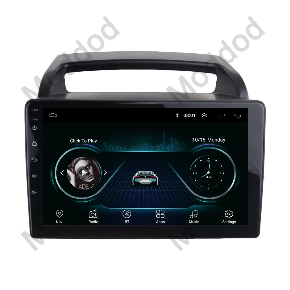 9 INCH Đài Phát Thanh Khung Cho Xe KIA Carnival (VQ) 2006-2016 Stereo GPS Đầu DVD Bảng Dash Bao Quanh Đợt Tái Trang Bị Lắp Đặt Viền Bộ Âm Thanh Fascia