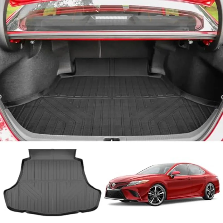

Коврик в багажник для Toyota Camry 2018-2025 и Toyota Avalon 2019-2022, всепогодный защитный коврик-вкладыш для багажника для моделей 18-25 годов
