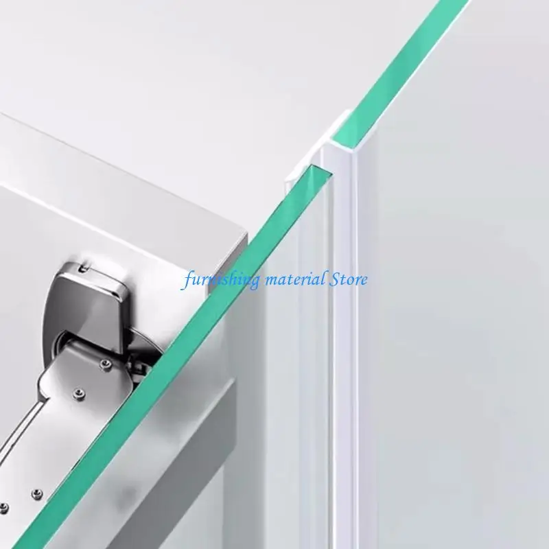 

Y5GD Shower Door Side Seal Strips Water Deflectors Bathroom Water Blocking Seal Strips
