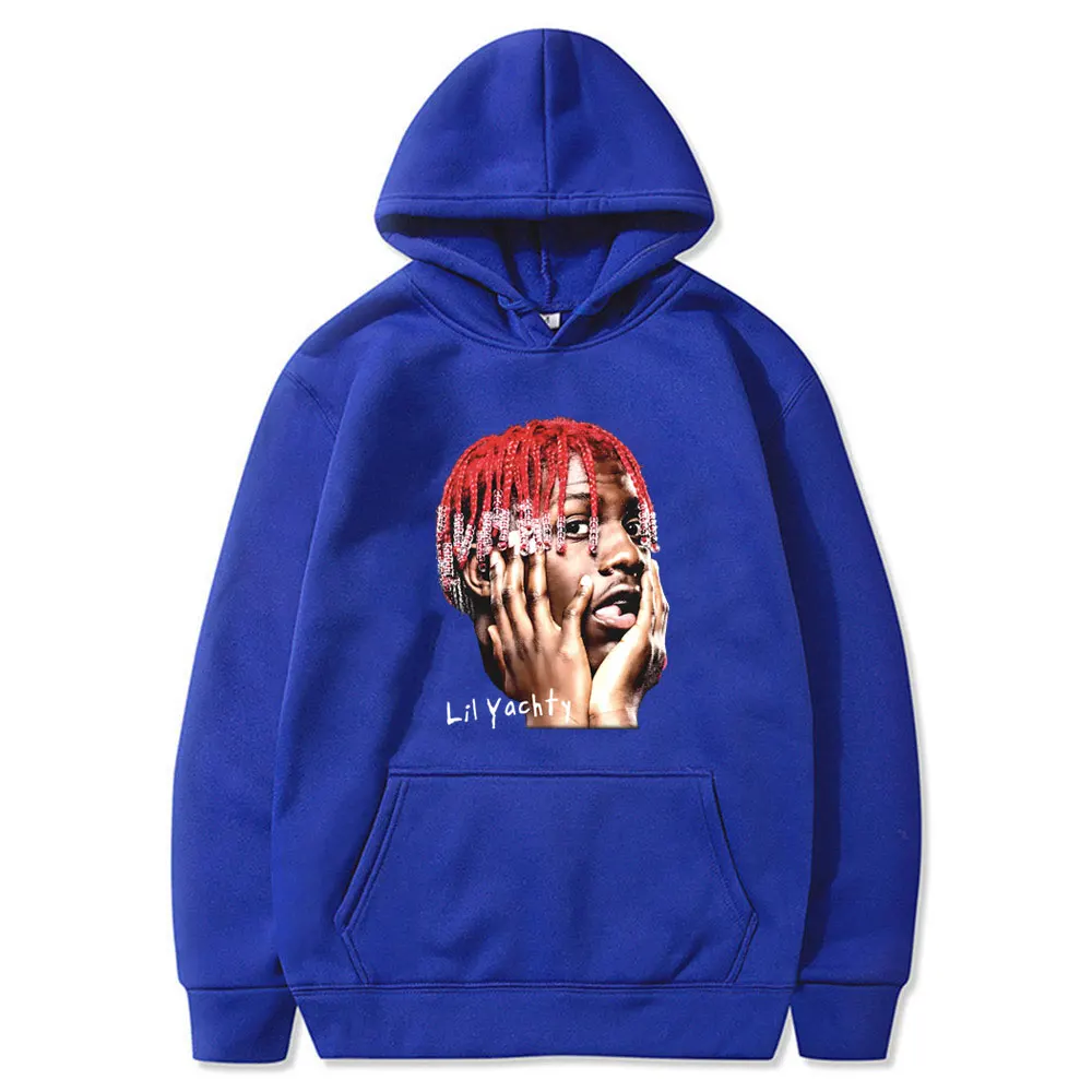 Hot Sale Hip Hop Rapper Lil Yachty Graphic Hoodie Male Casual Fleece Cotton Pullover Tracksuit Men Women Fashion Vintage Hoodies