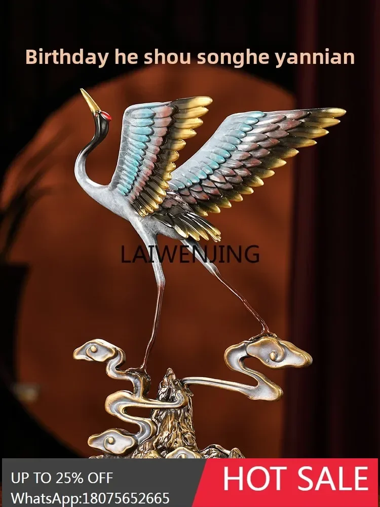 زخرفة رافعة رئيسية للزيت من MJY مصنوعة بالكامل من النحاس الصيني لتأثيث المنزل وغرفة المعيشة وخزانة النبيذ