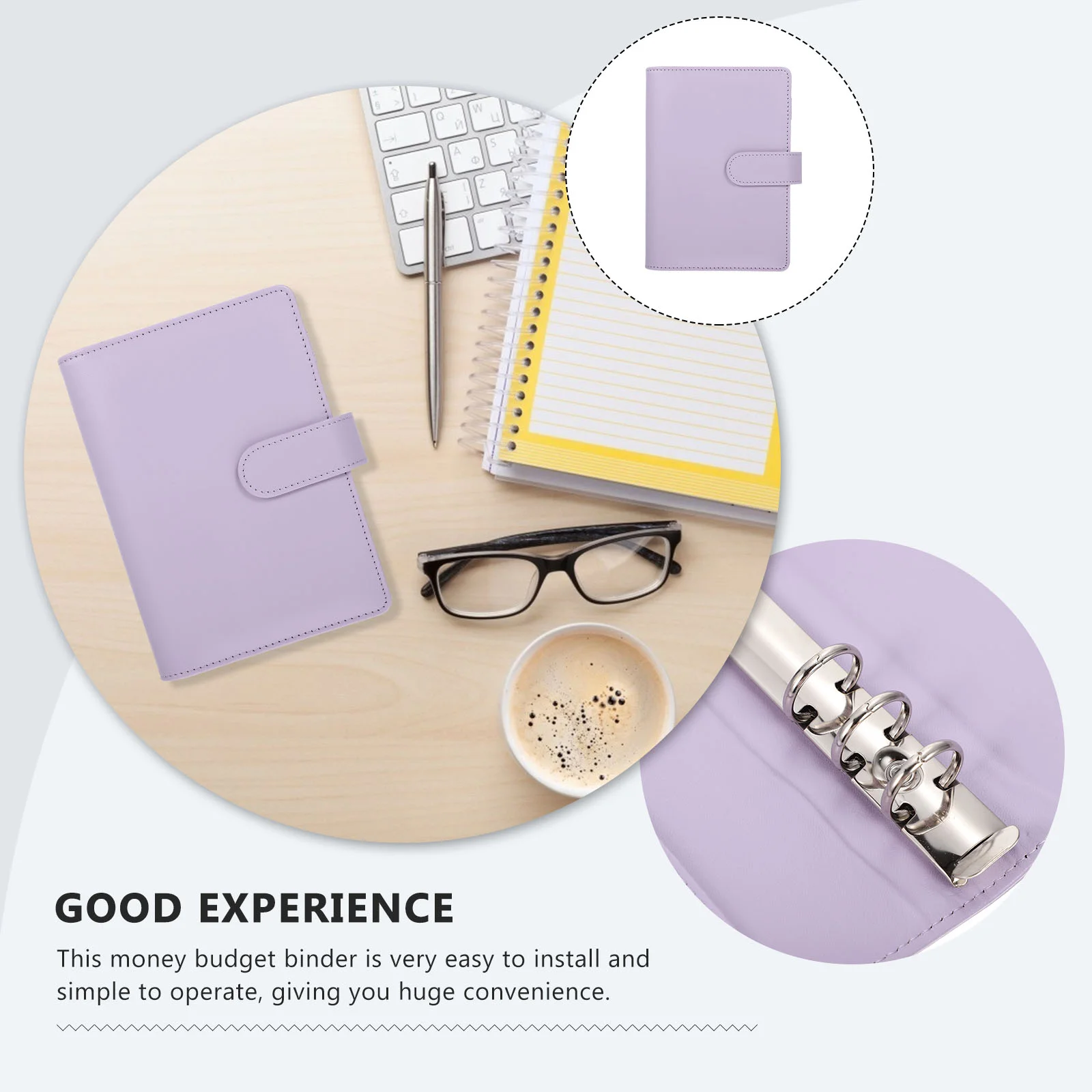 Financiën Budget Boekbinder met Rits Enveloppen Geldorganisator voor Cash Planner