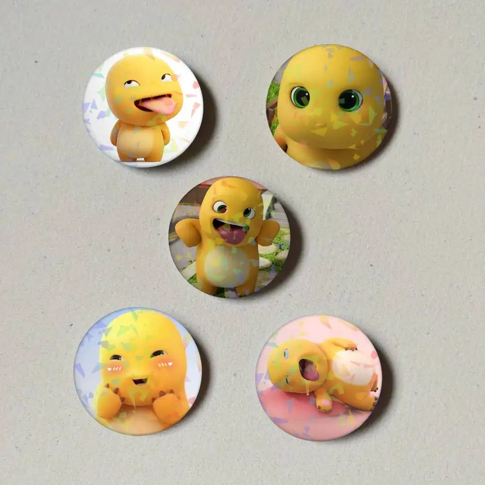 لطيف Nailong جولة رائعة شارة الليزر دبابيس دبابيس الإبداعية للملابس قبعة ظهره هدية الملحقات