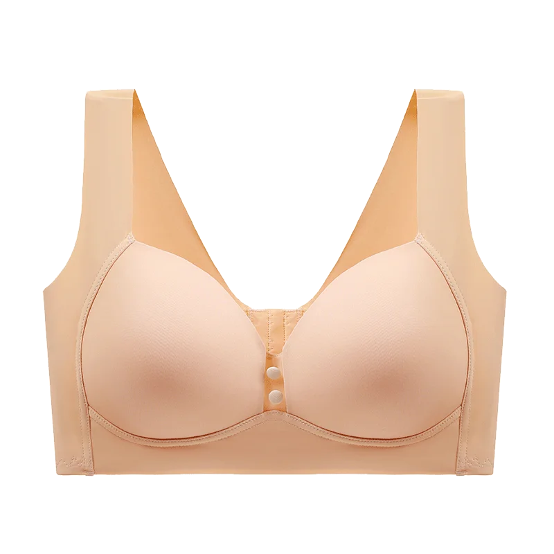 Women's Bra Large Size Seamless Underwear Back Shaping Pull-up Support Push up Breast Holding Wireless comfortable bralette 115E