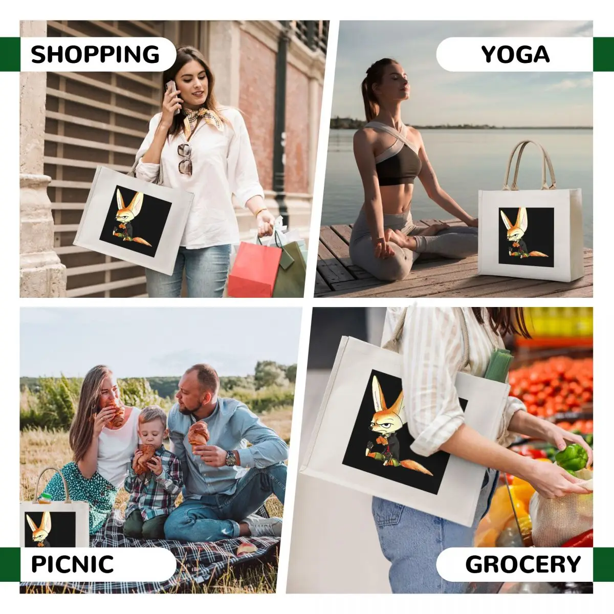 Finnick Tote Bag tote bag screen shopping trolley bag Eco tote bags aesthetic