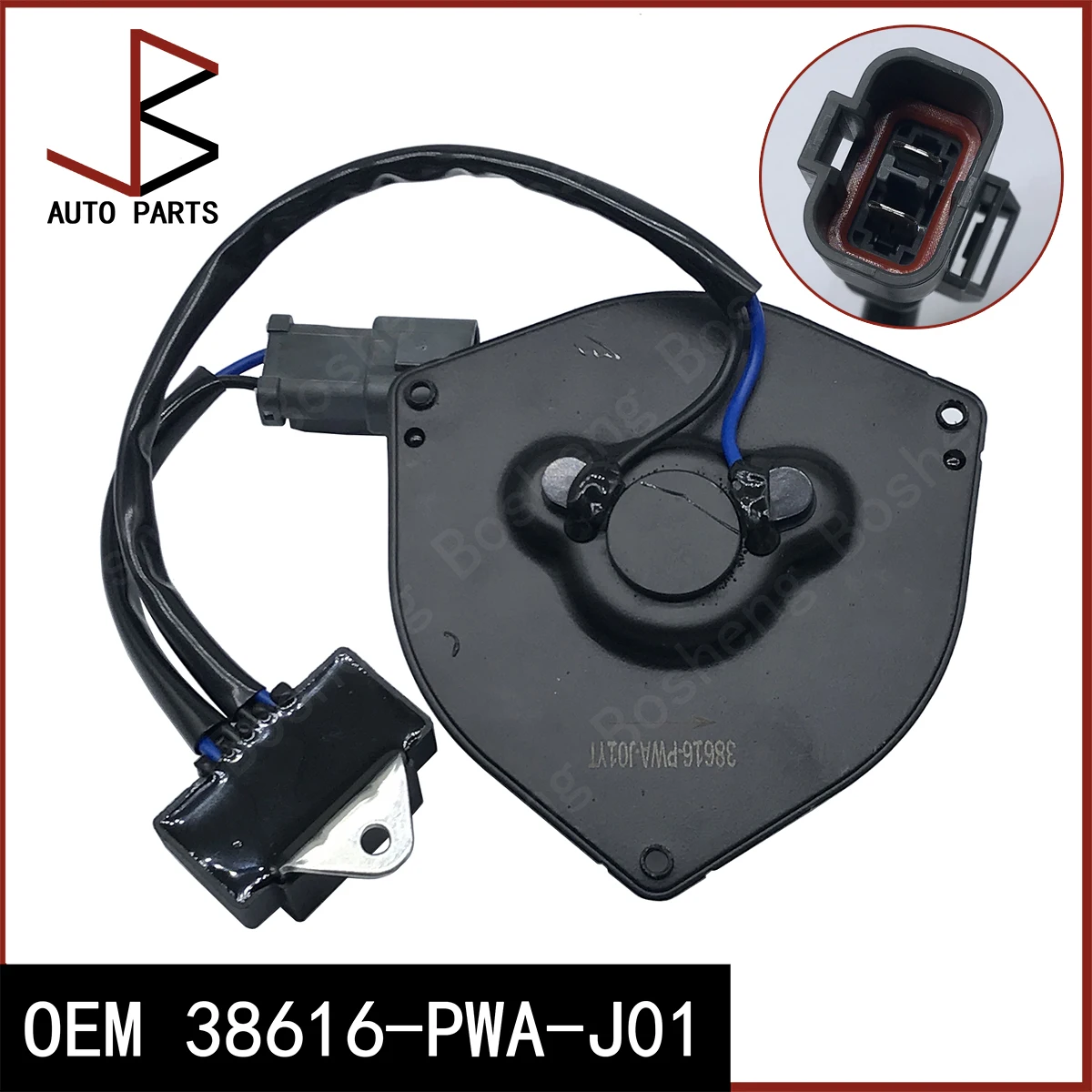 

New Cooling Fan Motor for Honda Fit 2007-2008 1.5L L4 - Gas Base Sport OEM 38616-PWA-J01 38616PWAJ01 38616 PWA J01