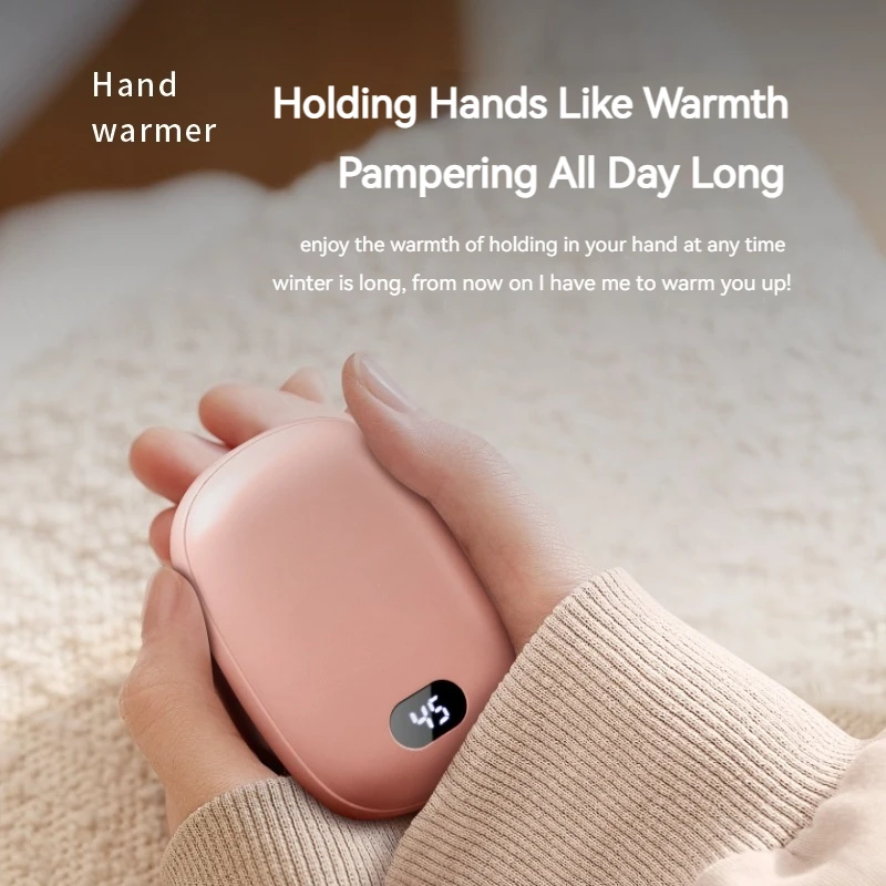 10000 mAh rechargeable hand warmer, suitable for hand warmers and belly warmers, small portable items for women