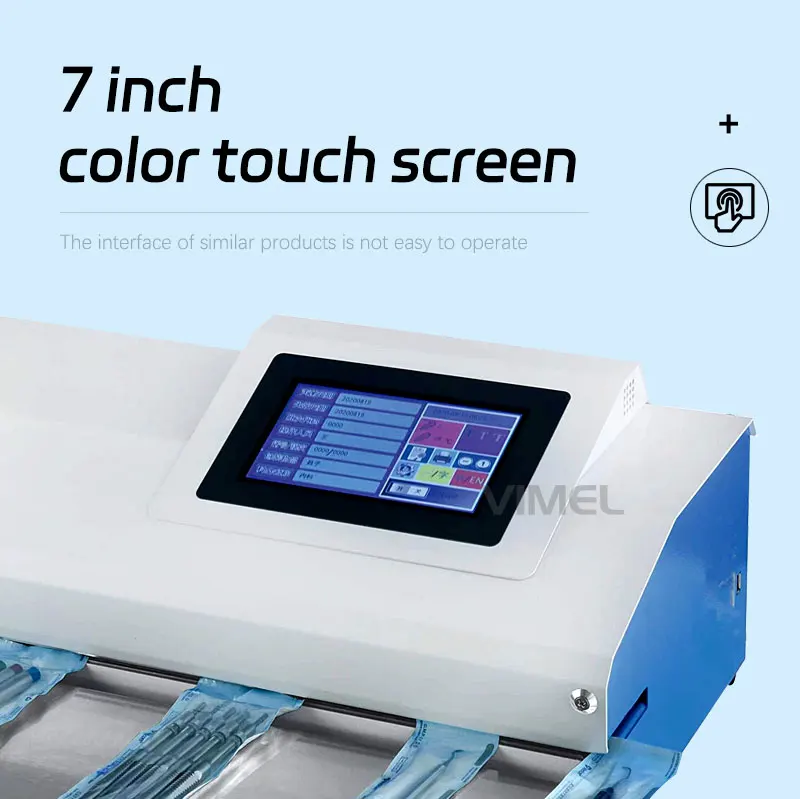 New Model 7inch Color Touch Screen Medical Sealer Sterilization Pouch Automatic Sealing Machine With Printing