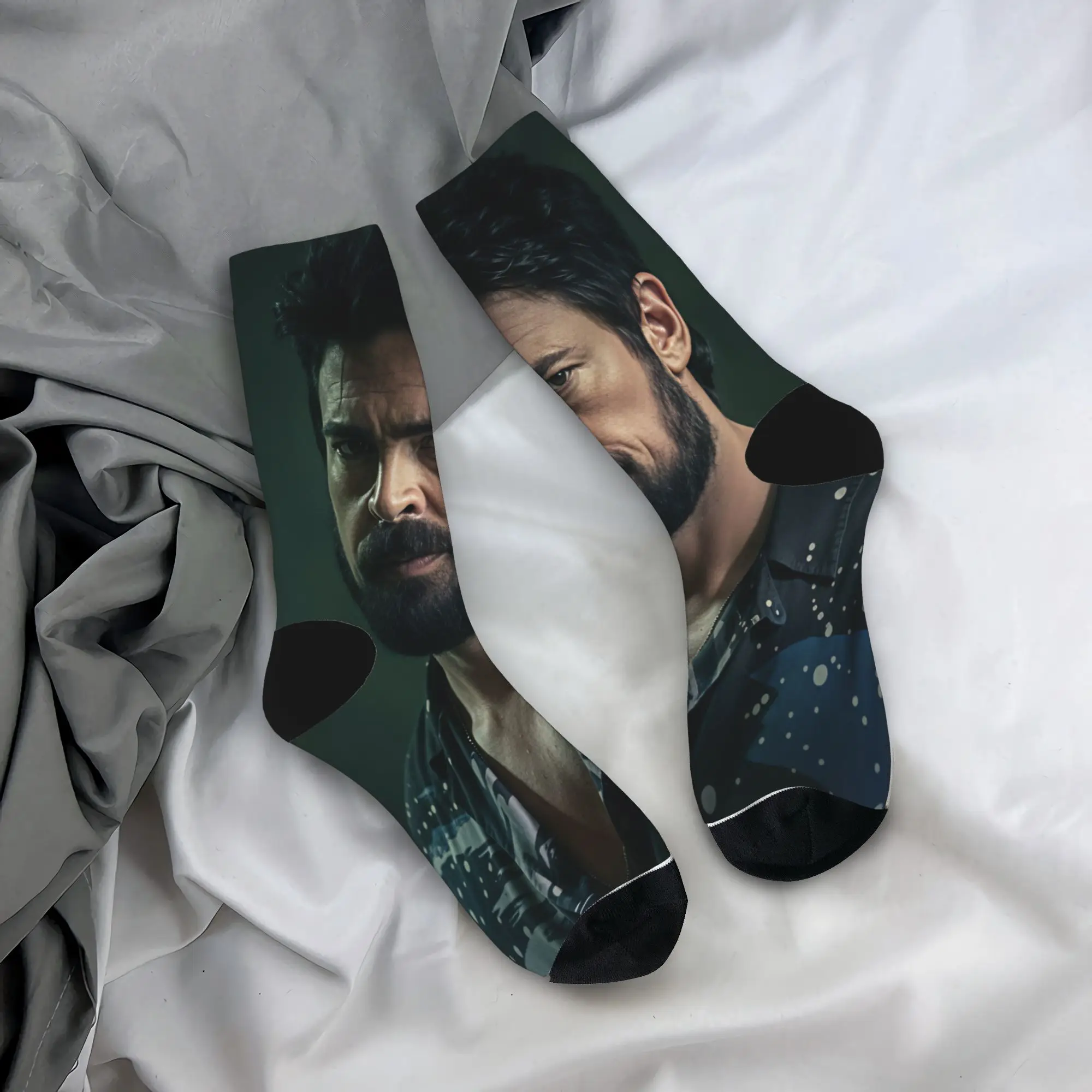 Billy Butcher Socks  Gothic Stockings Unisex Men Soft Breathable Outdoor Sports Socks Winter Graphic Anti Skid Socks