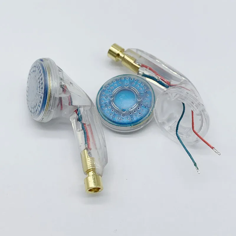 DIY earphone head mmcx pluggable (without cable) blue film 32ohms/300ohms