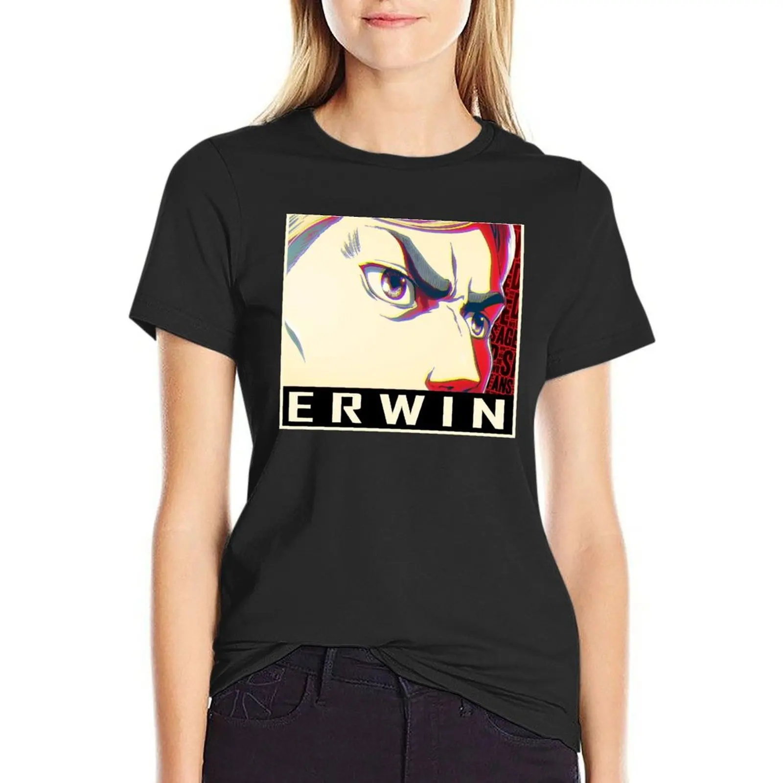 Erwin Smith T-Shirt shirts graphic tees summer clothes summer tops western t shirts for Women