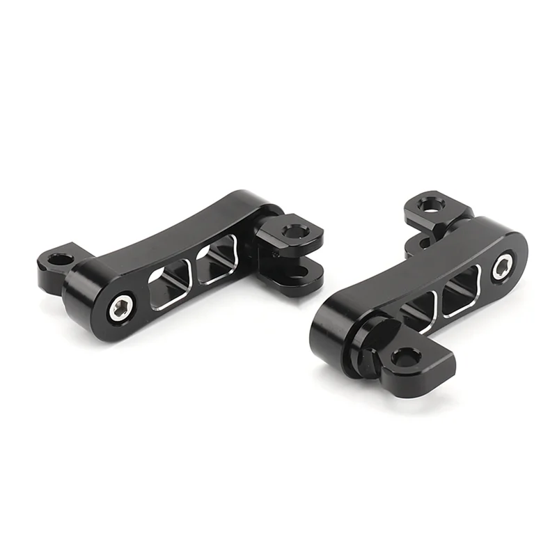 

Motorcycle Replacement Parts Passenger Foot Rest Footpegs Brackets For Sportster Dyna Softail Touring (Black)