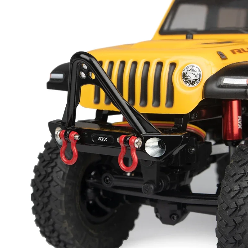 

KYX Racing Алюминиевый передний бампер Обновление деталей Аксессуары для 1/24 RC Гусеничный автомобиль Axial SCX24