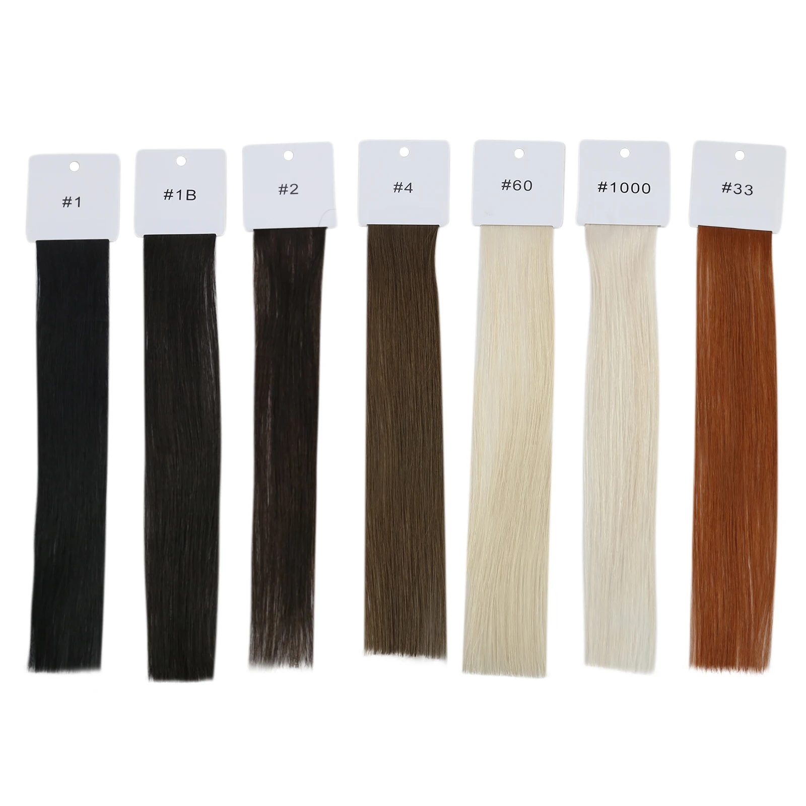 [NEW More colors] Ugeat Virgin Hair Color Rings For Human Hair Extensions And Salon Swatch Hair Rings