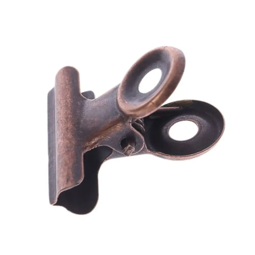 6PCS Calendar School Office Stainless Steel Food Sealing File Clamps Bag Clips Binder Clip