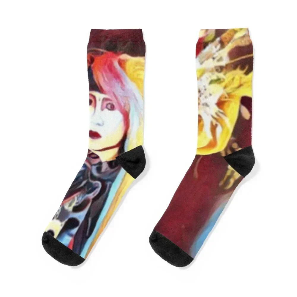 

Pink Cloud Assembly Socks floral Children's designer brand Wholesale Women Socks Men's