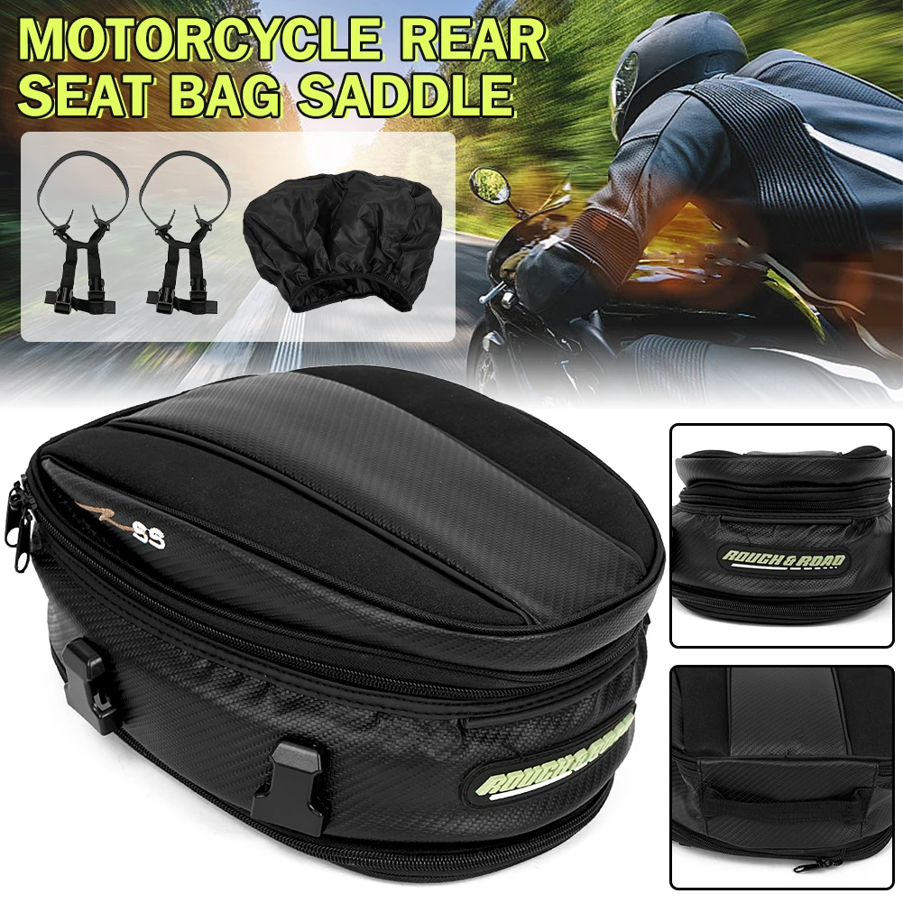 

Motorcycle Waterproof Tail Luggage Multi-Functional Durable Rear Seat Bag Backpack Fit For KTM YAMAHA KAWASAKI SUZUKI HONDA