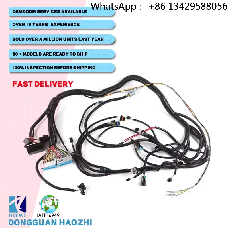4L60E Independent Wiring Harness for 2003 2004 2005 2006 2007 Vortec Engine LS 4.8 5.3 6.0 W/4L60E Transmission