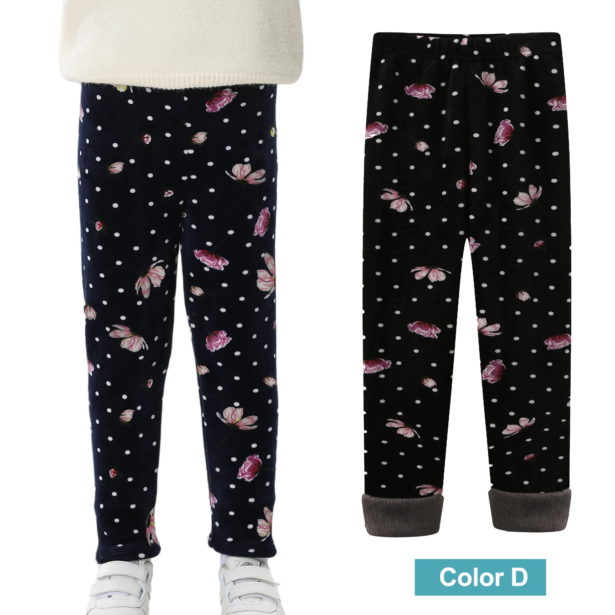 SheeCute Mädchen Winter Warme Hosen Kinder Fleece Gefütterte Leggings für 3-11 Jahre SCW8101