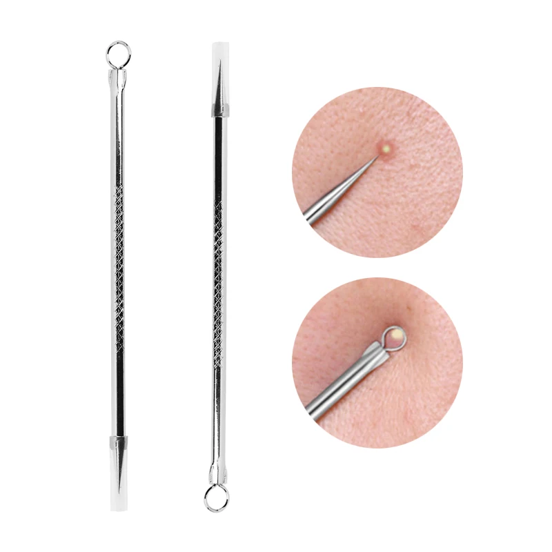 Silver Blackhead Acne Needles Stainless Steel Blackhead Blemish Removal Pore Cleaner  Face Beauty Tools Skin Care Acne Stick