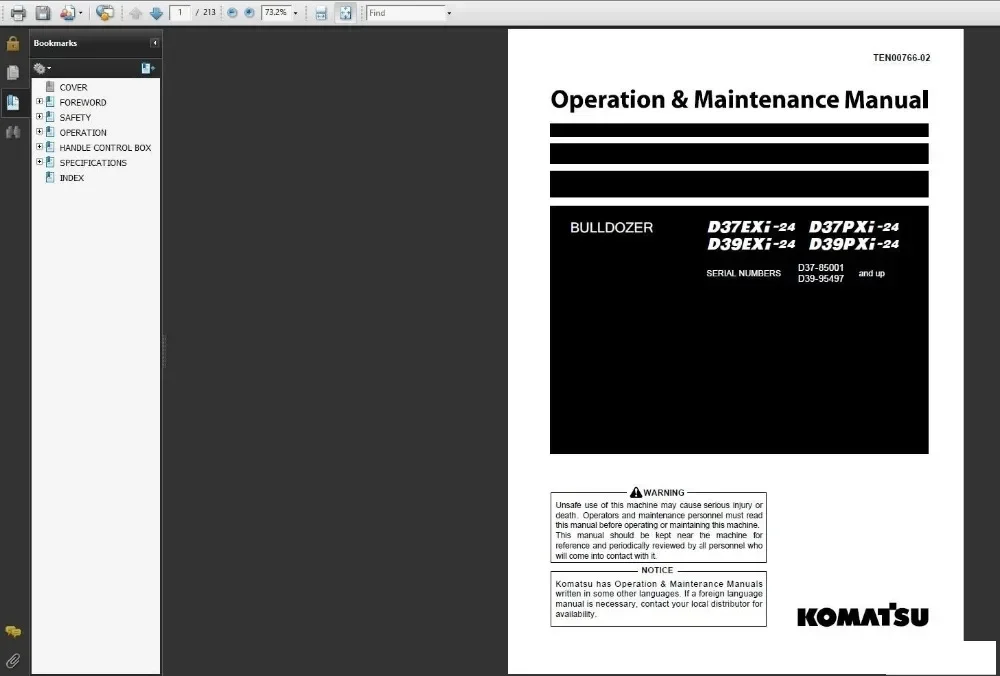 

AutoDVD2 Komatsu CSS [2024.06] Parts Catalog, WorkShop ,Operation and Maintenancel, Field Assembly
