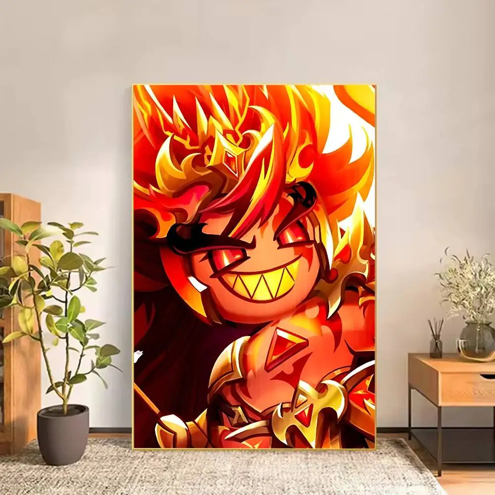 R-Run Kingdom Burning Spice C-Cookie Poster Versatile HD Waterproof Wall Art Self-Adhesive Decor for Any Space Ideal Gift