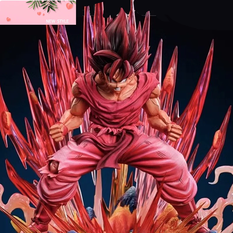 

24cm Anime Dragon Ball Z Kaiouken Goku Figure Super Saiyan Son Goku Action Figurine Pvc Statue Collection Model Toys Gifts