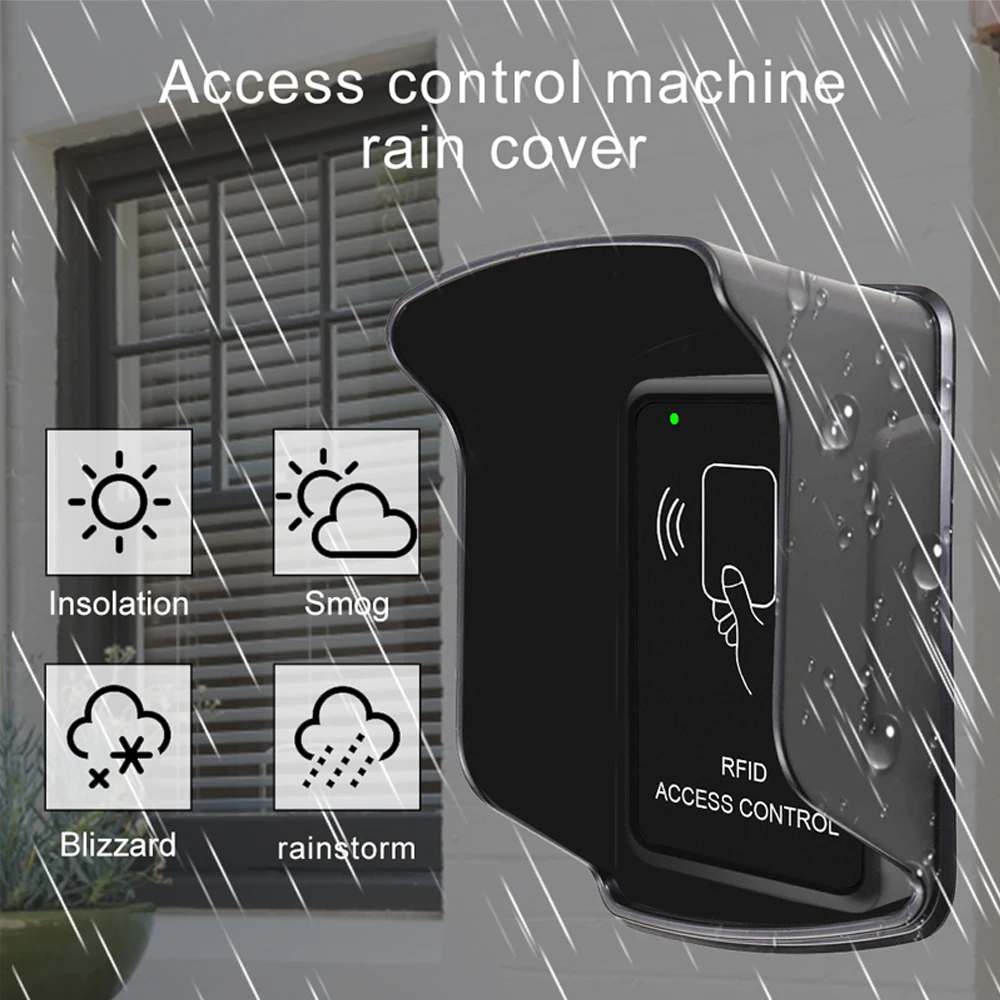 Clavier de contrôle d'accès RFID 125KHz, lecteur de carte EM, système de contrôle d'accès de porte pour 1500 utilisateurs, ouvre-serrure de porte, clavier avec carte d'administration