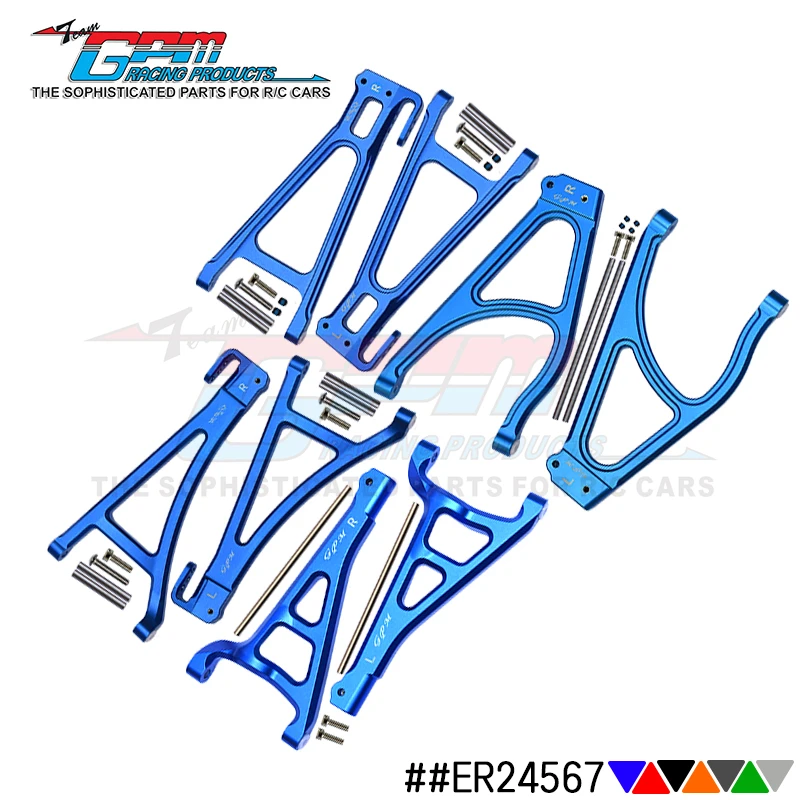 

GPM Aluminum Full Suspension Arm Set For TRAXXAS E-Revo 2.0 86086-4