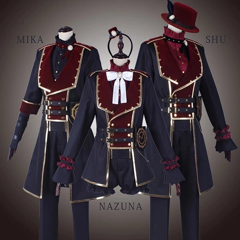 

Cosplay Anime Ensemble Stars Valkyrie Nito Nazuna/Itsuki Shuu/MIKA Theatre Fashion Elegant Uniform Cosplay Costume Halloween COS