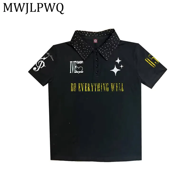 

MWJLPWQ Broken Print Full Diamond Cotton Shirt Male Lapel Regular Shoulder Short Sleeve For Men And Women Tops Summer 14398