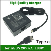 Genuine 100W USB-C Adapter Charger A20-100P1A for ASUS ROG Flow X13 Z13 gv301 gz301 20V 5A Laptop Power Supply