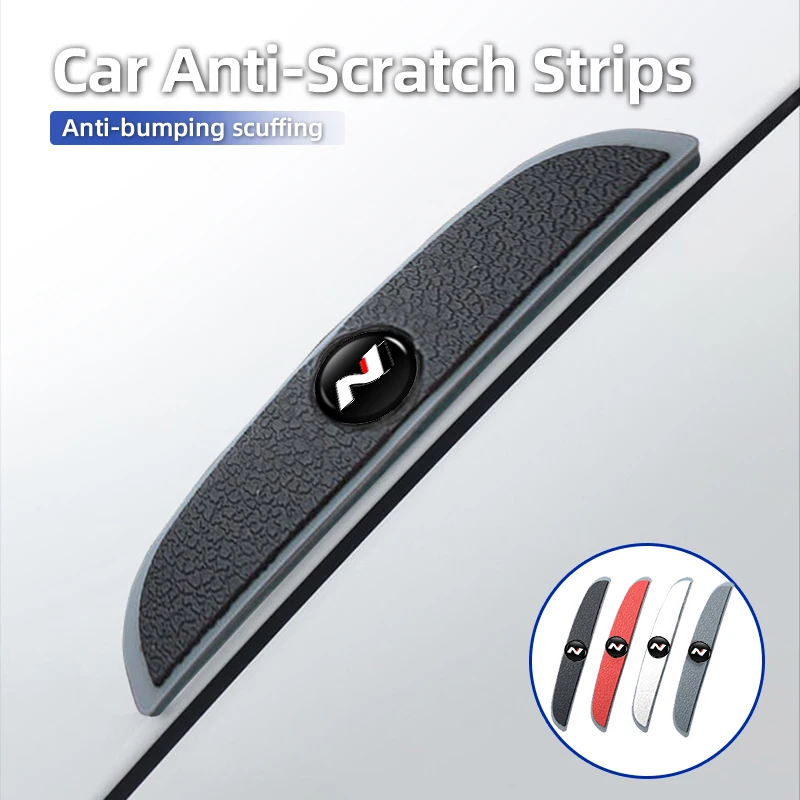 4Pcs Car Door Edge Protector Universal Anti-Collision Strips Sticker For Hyundai IX35 I30 I20 Tucson Accent Elantra Getz Genesis