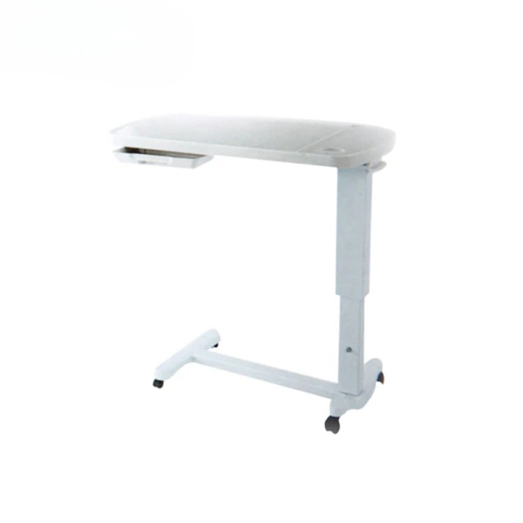 XF6882 High Quality Over Bed Rolling Table on Wheels, Hospital Side Table