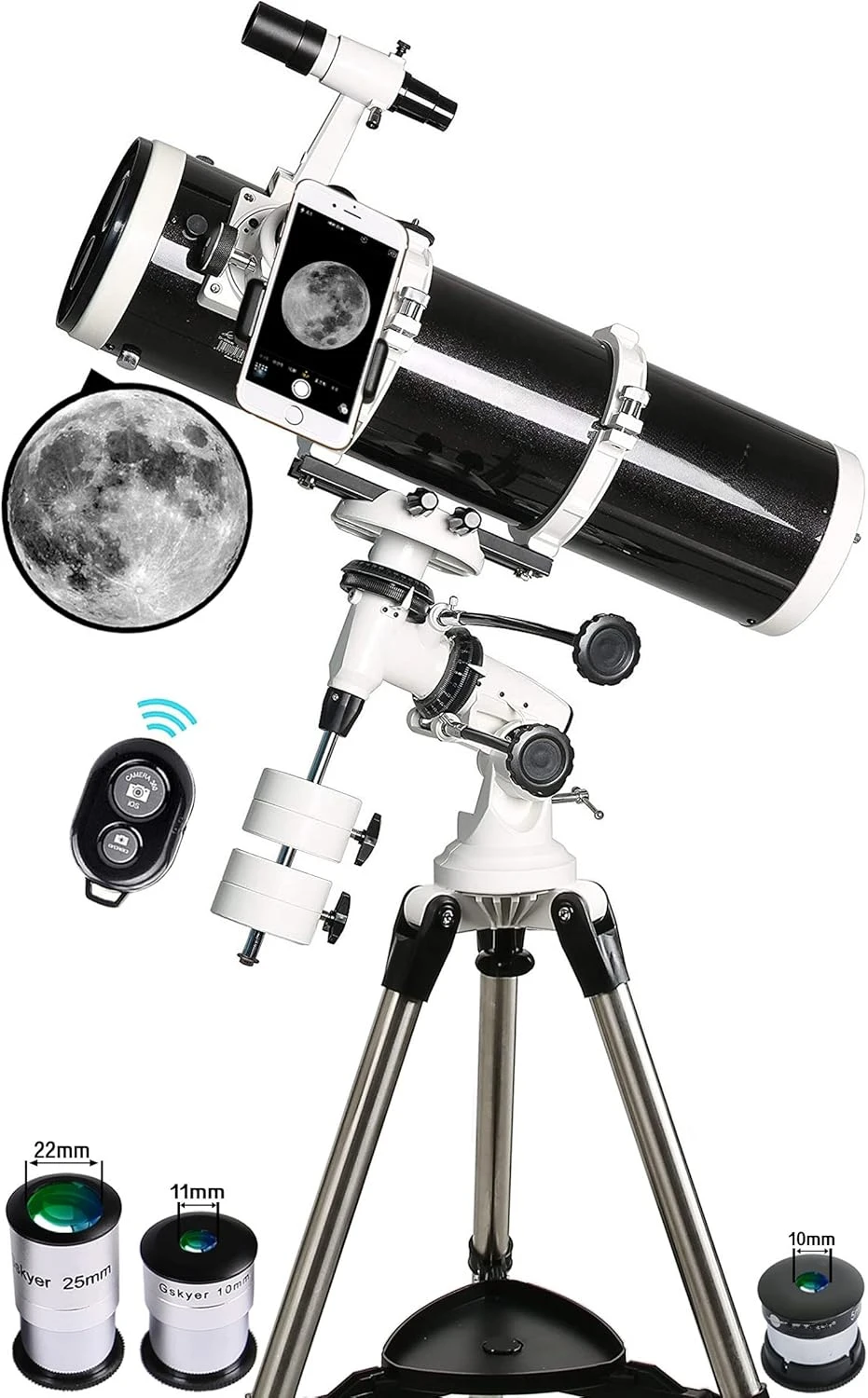 130EQ Professional Astronomical Reflector Telescope, German Technology Scope, EQ-130 (EQ-130)