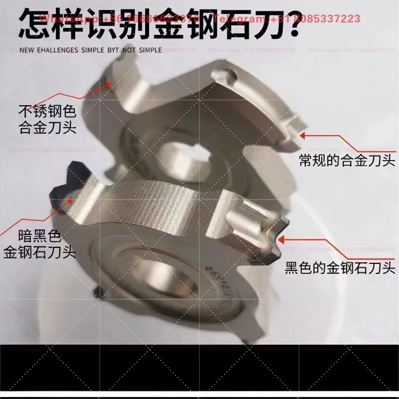 Edge banding machine diamond finishing tracking knife edge trimming chamfering woodworking knife