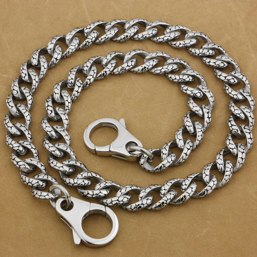 Stainless Steel Punk DIY Accessory KeyChain Biker Rock Wallet Chain 5A019WC