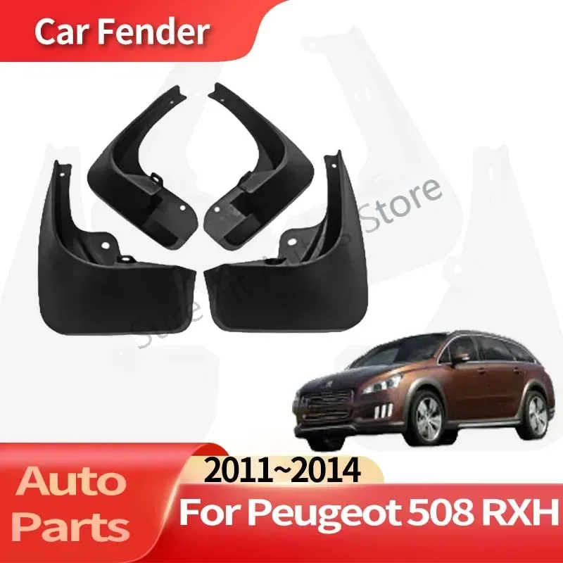 

Auto Accessories For Peugeot 508 RXH 2011~2014 Lining Car Fender Anti-sand Splash Mud Guard Skin Punch-free Installation Tools