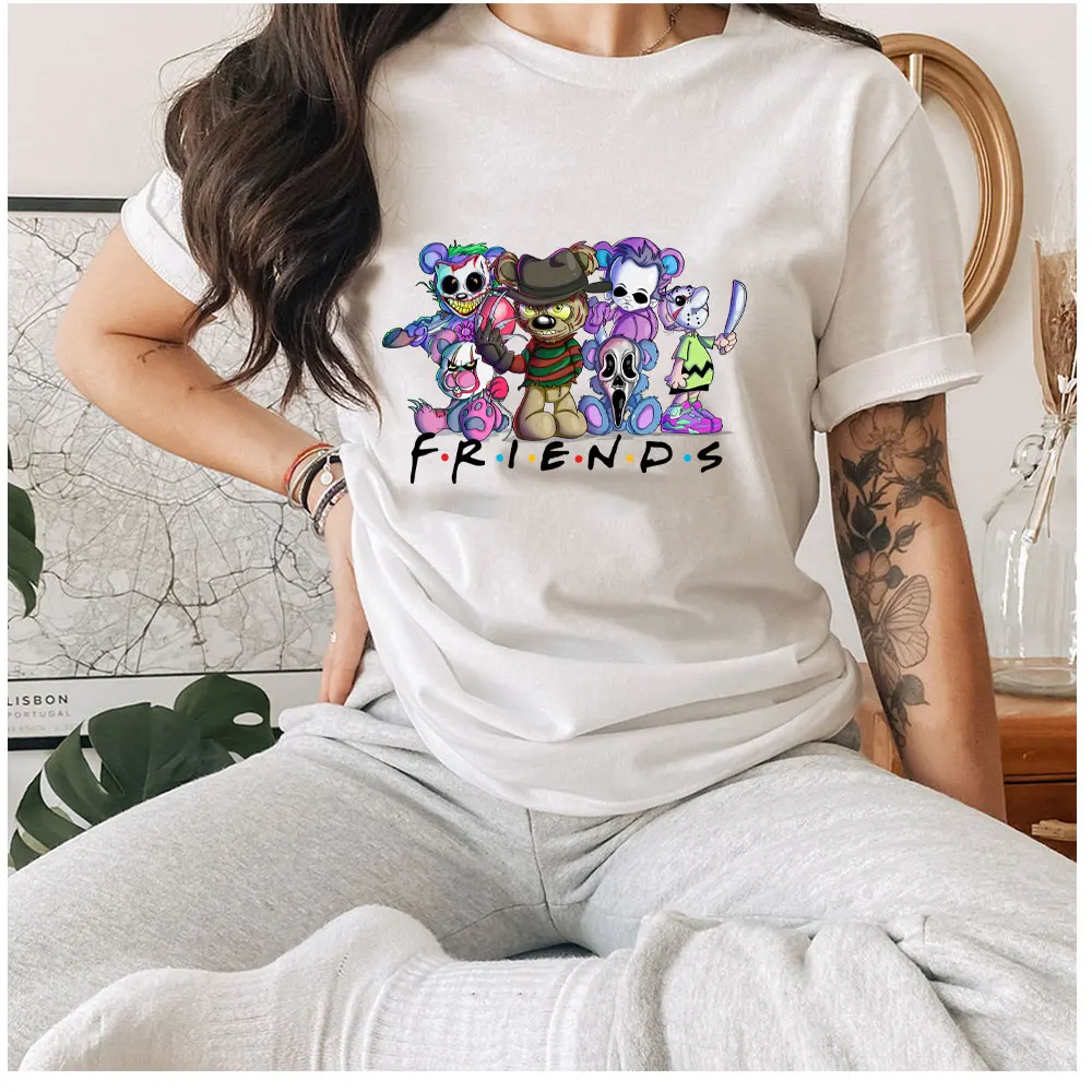 Film Horror cartone animato ferro su toppe per vestiti adesivi termici trasferimento di calore ferro fai da te per bambini t-shirt giacche Appliqued