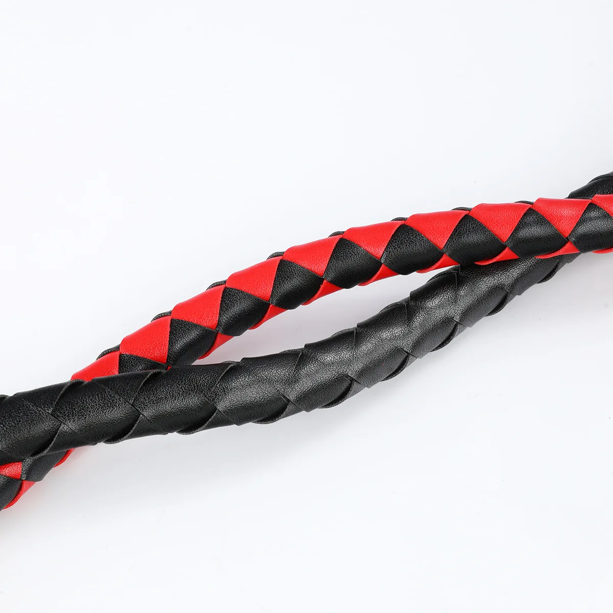 سوط حصان من جلد البولي يوريثان مقاس 143 سم - محصول ركوب الخيل المتين لفروسية الحصان #4